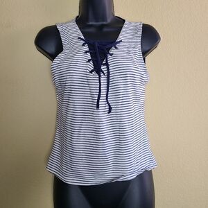 Heart & Hips Sleeveless Striped Top